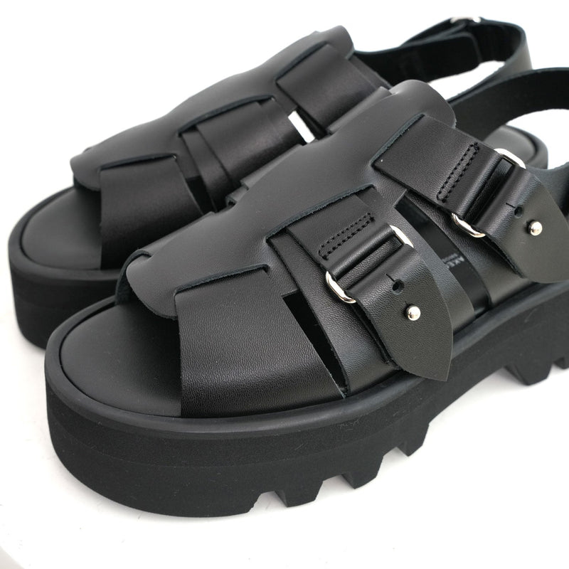 GURKHA SANDAL-BLACK-
