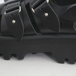 GURKHA SANDAL-BLACK-