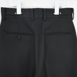 DOESKIN BARREL-LEG PANTS-CHACOAL-