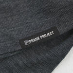 Pure Merino Wool Turtleneck Top -GRAY-