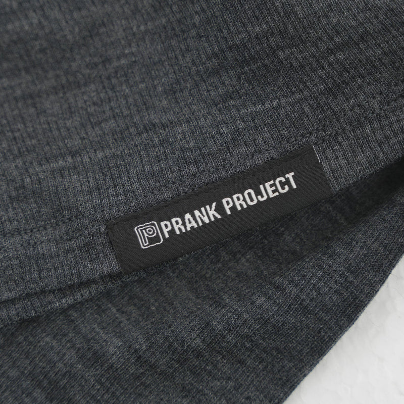 Pure Merino Wool Turtleneck Top -GRAY-