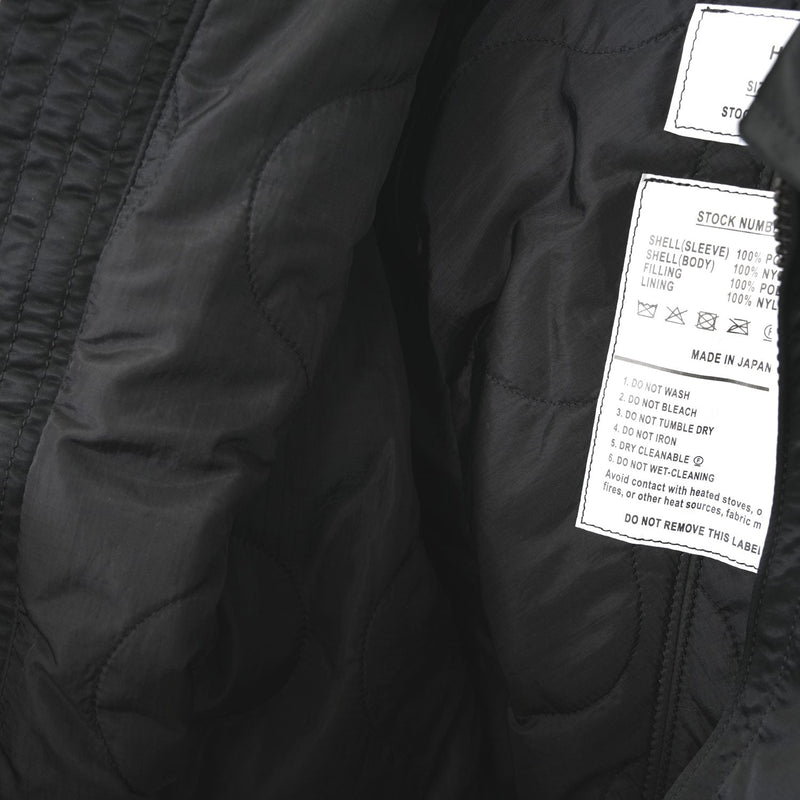 FAUX SHEARLING TYPE CWU-45/P JACKET-BLACK-