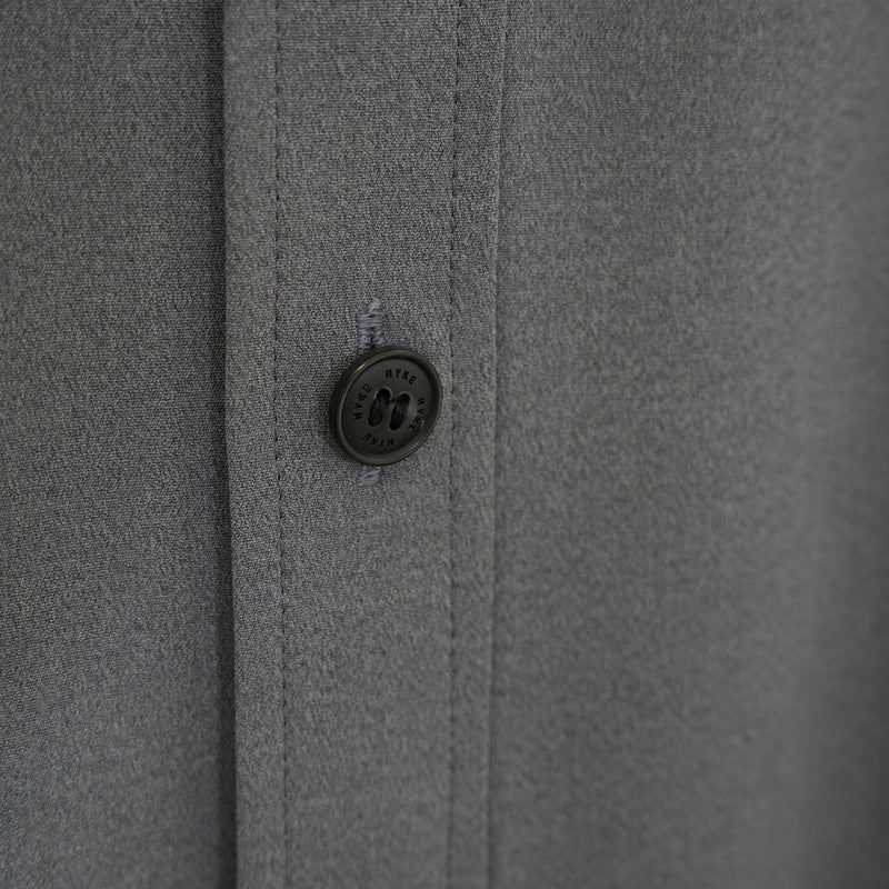 MAXI SHIRT DRESS-CHARCOAL-