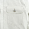 BALLOON SLEEVE WHITE DENIM JACKET/TYPE2