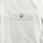 BALLOON SLEEVE WHITE DENIM JACKET/TYPE2
