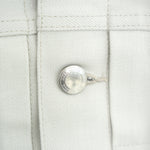 BALLOON SLEEVE WHITE DENIM JACKET/TYPE2