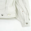 BALLOON SLEEVE WHITE DENIM JACKET/TYPE2