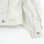 BALLOON SLEEVE WHITE DENIM JACKET/TYPE2