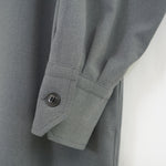 MAXI SHIRT DRESS-CHARCOAL-