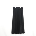 TAFFETA PLEATED SKIRT-CREAM-