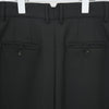 Low-crotch Bermuda Pants-BLACK-