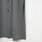 MAXI SHIRT DRESS-CHARCOAL-