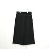 Low-crotch Bermuda Pants-BLACK-