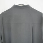 MAXI SHIRT DRESS-CHARCOAL-