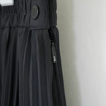 TAFFETA PLEATED SKIRT-CREAM-