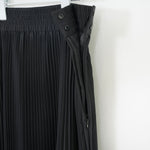 TAFFETA PLEATED SKIRT-CREAM-