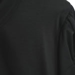 シャーリングバルーンスリーブTOPS-BLACK-
