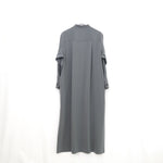 MAXI SHIRT DRESS-BLACK-
