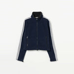 Fleece Tight Fit Track Jacket -NAVY-