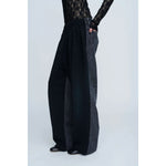 Hydride Sweat Denim Pants -BLACK×BLACK-