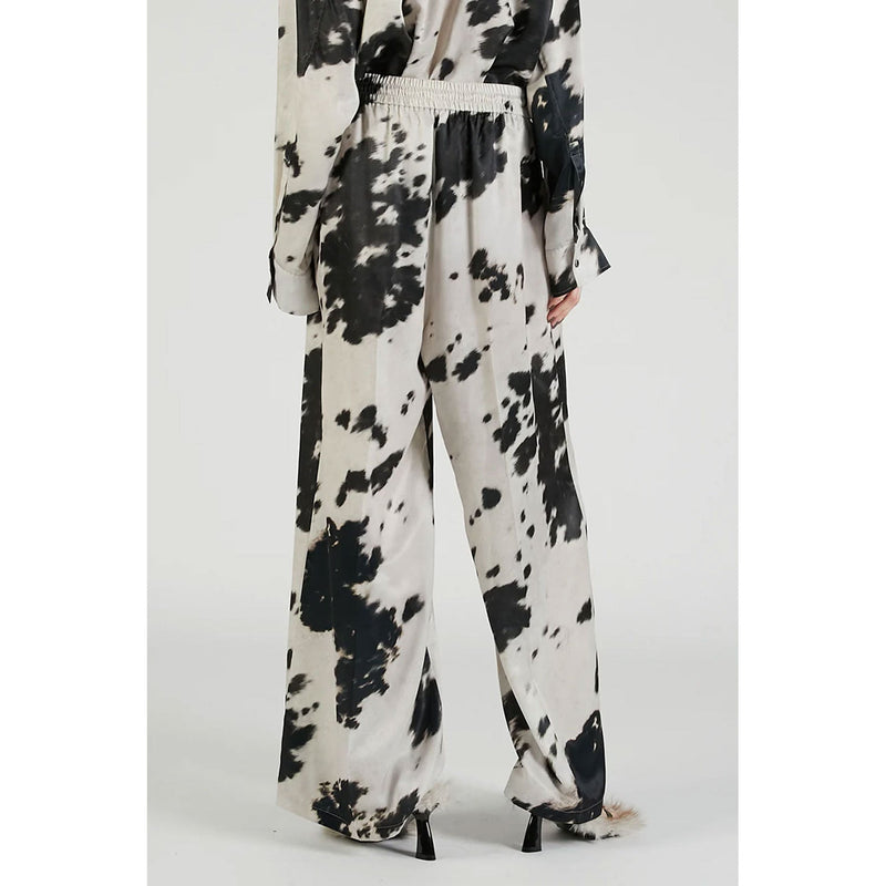 Harako Print Wide Pants-MLTI-