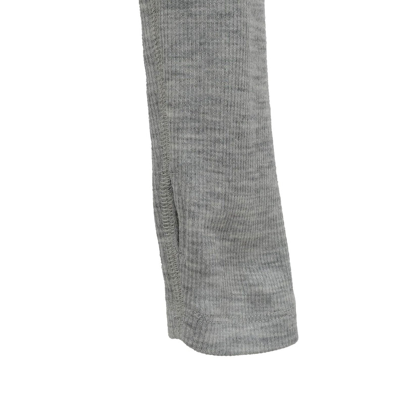 WOOL RIB HOODED TIGHT TOPS -BLACK-