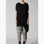 COTTON JERSEY HEM FITTED T
