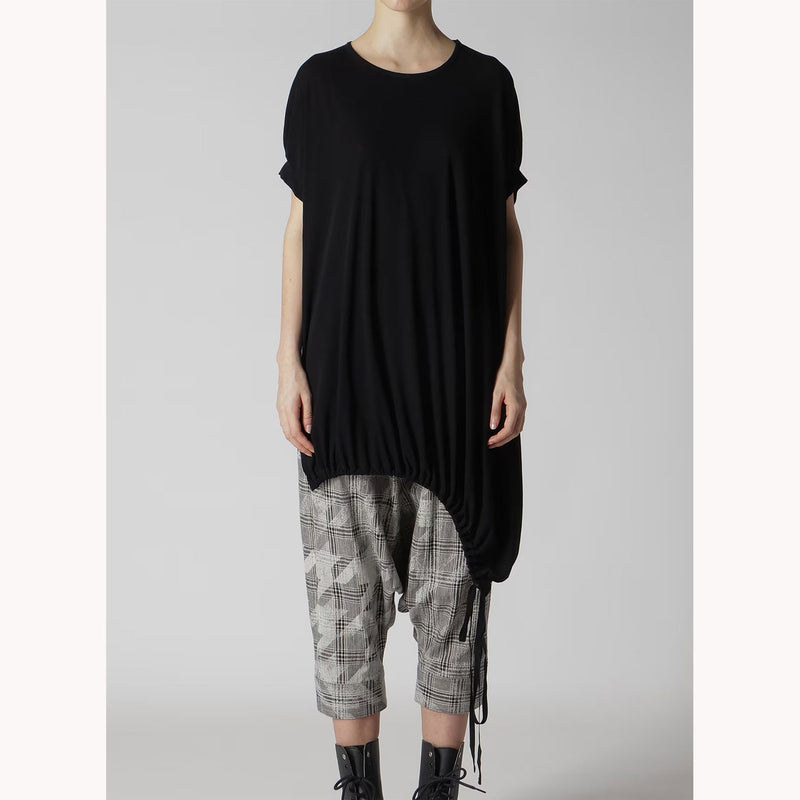COTTON JERSEY HEM FITTED T