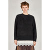 Mink-Processed Knit -BLACK-