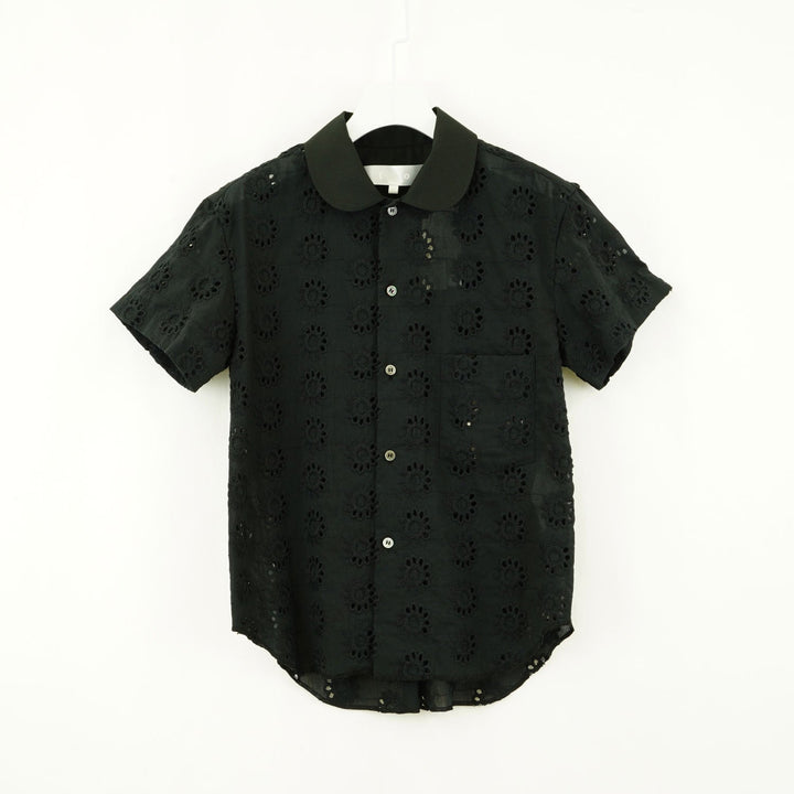 タオ コムデギャルソン ペプラム カットワークTシャツ ブラック tao | タオ | 正規取扱 | 公式通販 THEMARKETオンラインストア