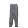 STRETCH TAPERED PANTS-CHACOAL-