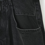 Pocket jeans-BLACK-