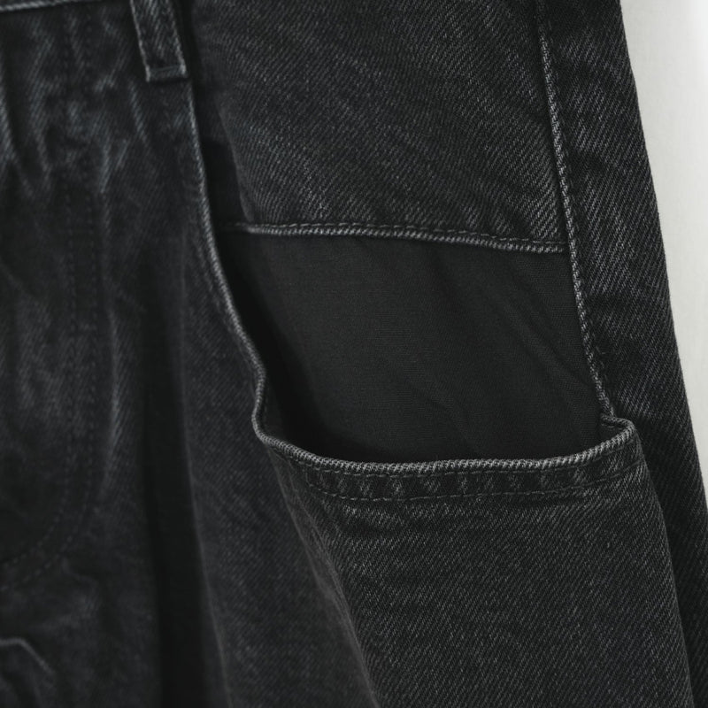 Pocket jeans-BLACK-