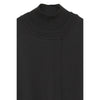 CAPE SET KNIT TOPS -BLACK-
