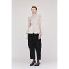 SOFT HYPHA CURVED PANTS-BLACK-
