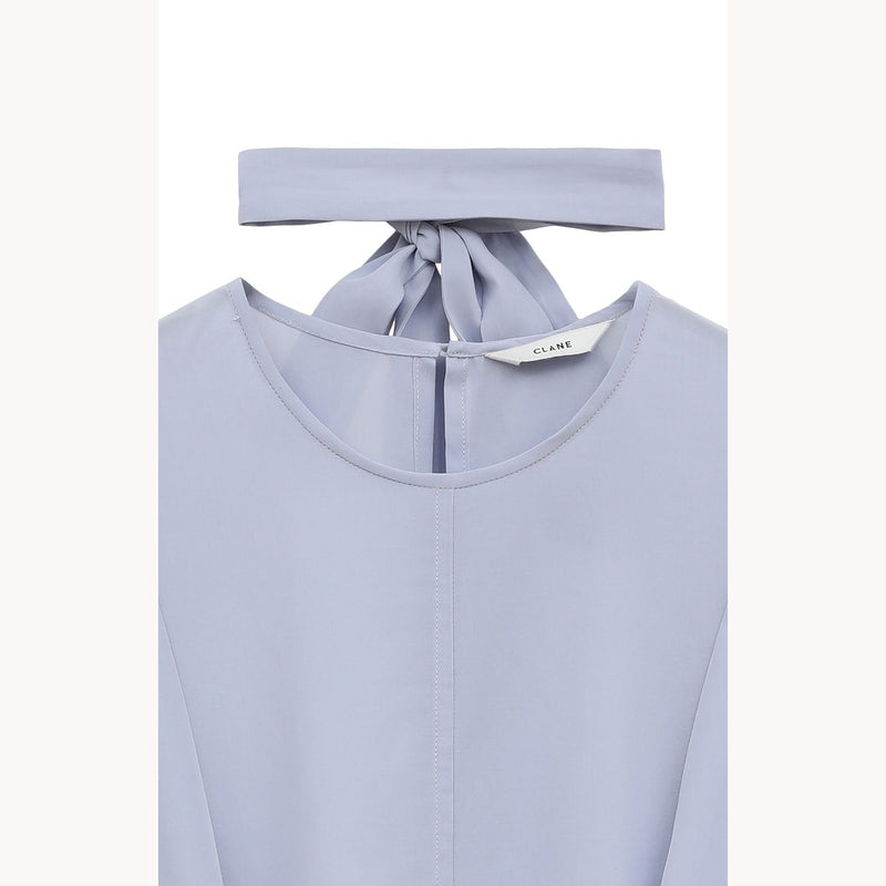 SQUARE SLEEVE BLOUSE -BLACK-
