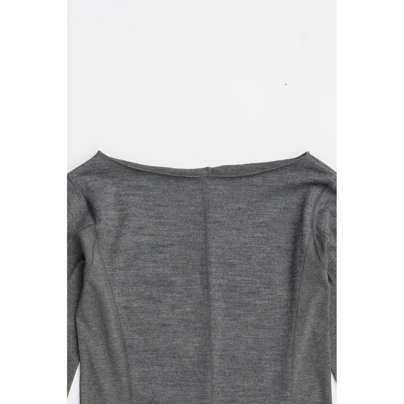 Wool Slouchy Sleeve Top -GREY- – THEMARKET