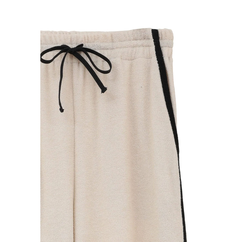 PILE LINE PANTS -BROWN-