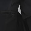 DOESKIN SLEEVELESS BLAZER-BLACK-