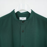 MAXI SHIRT DRESS-GREEN-