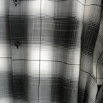 T/W OMBRE CHECK BALLOON SLEEVE DRESS-BEIGE-