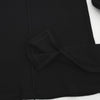 Pure Merino Wool Turtleneck Top -BLACK-