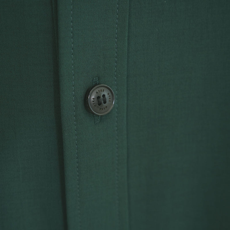 MAXI SHIRT DRESS-GREEN-