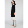 Pleated Dress-BLACK-