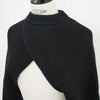 RIBBED KNIT WOOL SHRUG