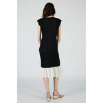 Pleated Dress-BLACK-