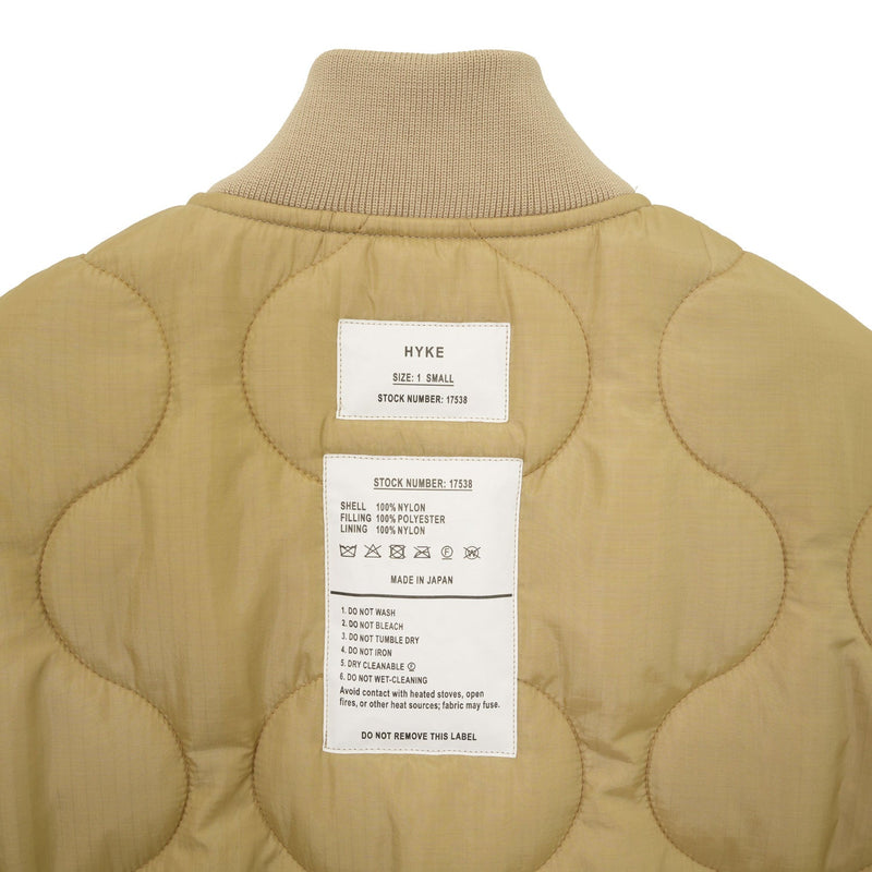 QUILTED LINER TYPE CWU-9/P JACKET -COYOTE BROWN-