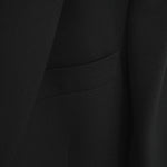 DOESKIN BLAZER-BLACK-