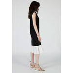 Pleated Dress-BLACK-
