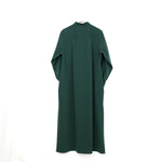 MAXI SHIRT DRESS-GREEN-